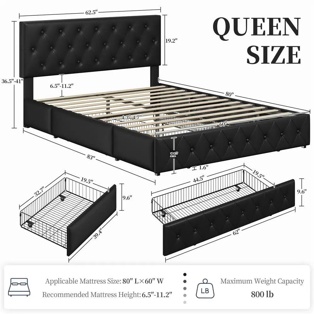Black-Queen Size