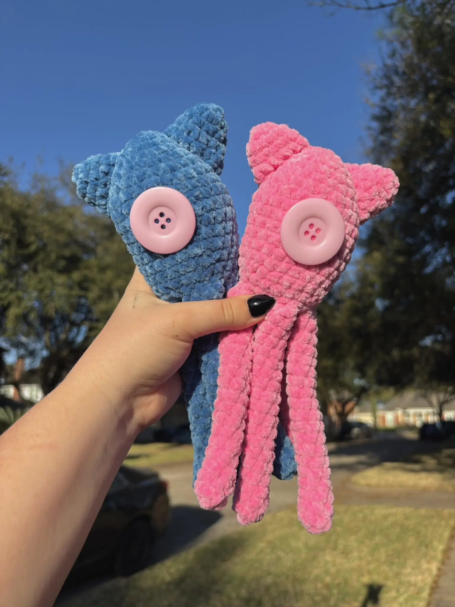 Handmade Crochet Coraline's Squid