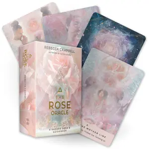 The Rose Oracle Deck – 44 Beautiful Oracle Cards & Guidebook | Spiritual Healing, Love & Divine Guidance