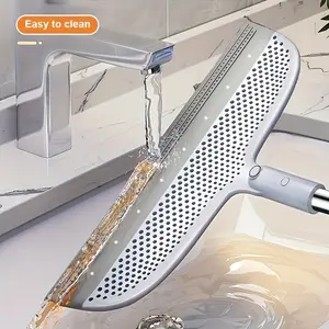 Magic Broom Effective Floor Scraper for Floors, Glass, Tile, Windows & Bathroom - Removes Dirt, Dust, Pet Hair & More Plastic