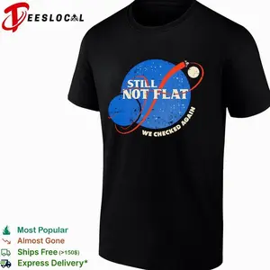 Still not flat we checked again the Artemis II mission shirt MSO
