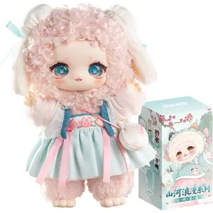 Plush Doll Blind Box, Nagi Mountain and River Romance Series Mystery Blind Figure, Kawaii 1 of 6 Possible Collectibe Vinyl Plush Toys Birthday Gifts