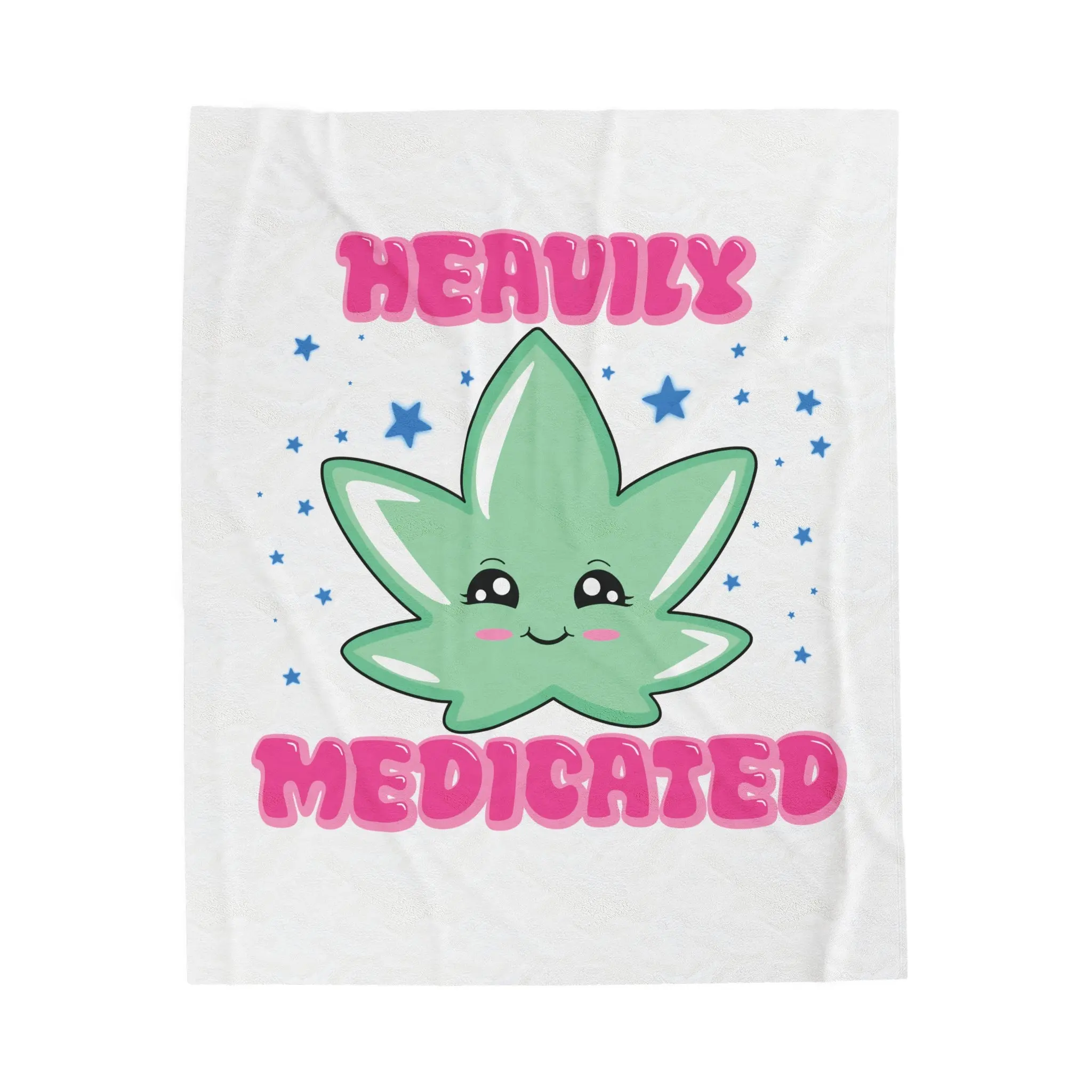 Heavily Medicated Soft Blanket Polyester