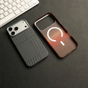 Fit for MagSafe Cases For iPhone 17Pro Max 16Pro 15 14 13 12 Pro Max 16Plus Phone Case-Ultra Thin Lightweight-Anti Yellowing Coating-Upgraded Drop Protection-Minimalist Style-Built in Strong Cover