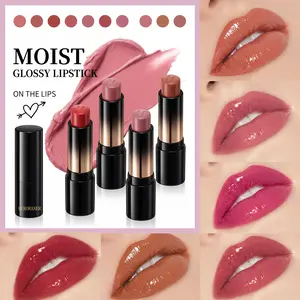 HERORANGE 5-Piece Velvet Lipstick Set Hydrating Matte Non-Stick Plant-Based Squalane Formula in Orange Pink Tones All Skin Types Beginner Friendly Perfect Christmas Valentine's Gift - Lipgloss cosmetic !