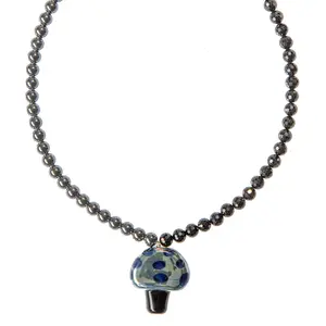 Chrome Mushie Necklace