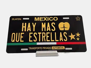 [HOT] Car Plate Decorative Hay mas Cul que Estrellas Personalized Novelty Car Plate Personalized Car Licen
