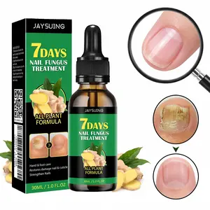 Nail Fungus Treatment – Triple-Action Repair for Brittle, Thick & Discolored Nails – Ginger & Undecylenic Acid Formula, Fast-Acting, Vegan & Cruelty-Free