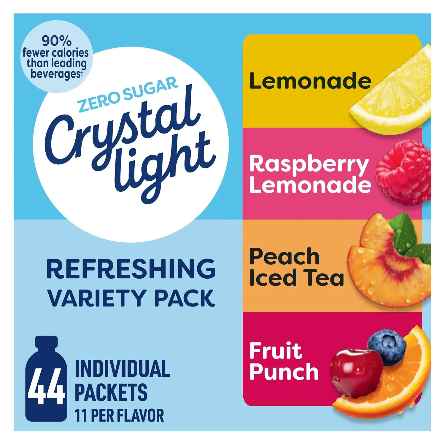 Crystal Light Variety Pack, 44 Packets, 4.18 oz