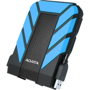 ADATA HD710 Pro 2TB External Hard Drive – Shockproof, Waterproof & Dustproof Rugged Portable HDD – USB 3.2 Storage for Mac, PC & Linux – Durable Gaming & Backup Drive – Blue (AHD710P-2TU31-CBL)