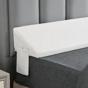 Twin Size Bed Wedge Pillow for Headboard Gap Filler (0"-8")Close Gaps Between Mattress and Wall,Frame/Loft Corner College Dorm Bed,Bedside Room,Stop Pillow Falling Down