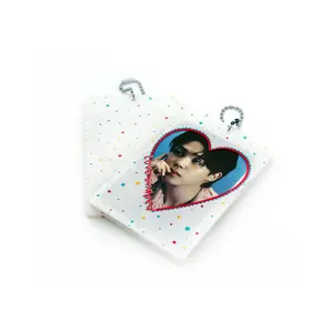 Spring Bee Pins Love Shaped Acrylic PC Holder