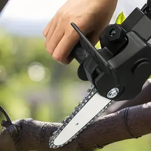 Electric Drill Chainsaw, 1 Count Mini Electric Drill Chainsaw, Chain Saw Drill Attachment, Chainsaw Convertor, Chainsaw for Woodworking Gardening