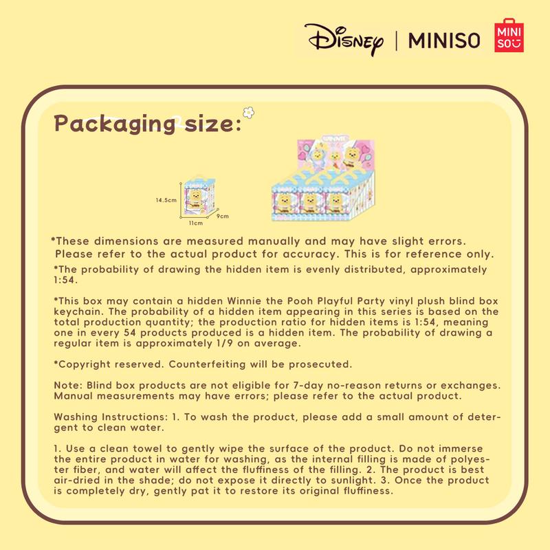 【Holiday Gift】Disney Winnie the Pooh Surprise Plush Blind Box Keychain - Party Collectibles for Bags & Gifts!, Holiday & Holiday Haul