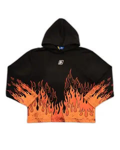 Build A Legacy - Sunset Orange Triple Flame Heavyweight Hoodie