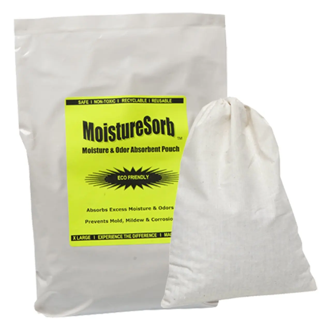 MOISTURESORB Reusable Moisture & Damp Smell Absorbent Pouch for Safes & Gun Safes. Works for Over 3 Years to Keep Safes Dry and Smell-Free