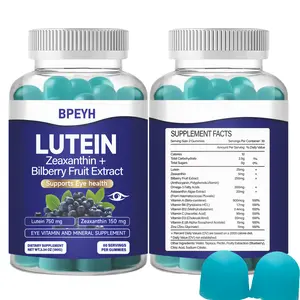 Lutein & Zeaxanthin Gummies for Eye Health with Astaxanthin Vitamin A C E Blue Light Defense Vision Support Berry Flavor 60 Gummies Dietary Supplement Healthcare Fitness Edible tiktok shop