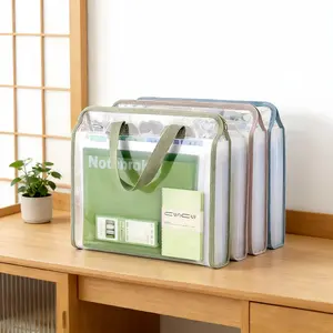 Large Capacity A4 Vertical File Organizer - 13-Pocket Expanding Document Holder, Paper Organizers, Office Supplies, Waterproof, Durable ABS Plastic - For Students & Office Workers - Ideal for School, Office & Travel - Back to School Gift