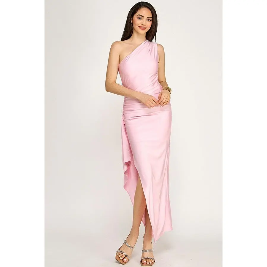 house of cb halter neck pink dress - TikTok Shop