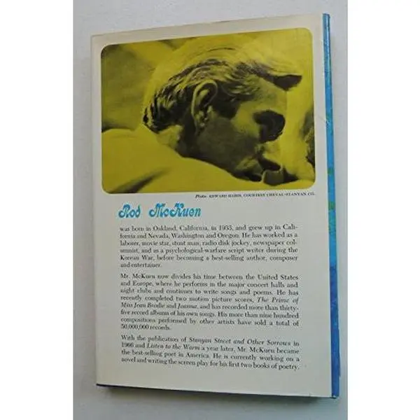 USED Book - Stanyan Street & other sorrows by Rod McKuen (Hardcover)