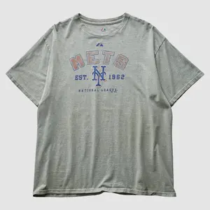 New York Mets Majestic 2010 T-Shirt - Gray - M
