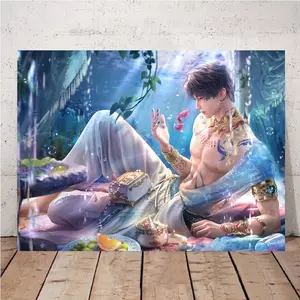 Love And Deepspace Rafayel Fantasy Art Diamond Painting Kits Full Round Drills Diy Handmade Cross Stitch Home Decor