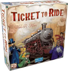 Days of Wonder Ticket to Ride Board Game - A Cross-Country Train Adventure for Friends & Family Ages 8+ 2-5 Players 30-60 Min Playtime Strategic Game
