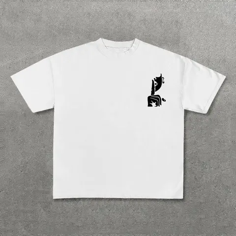 Men's Letter & Figure Print Drop Shoulder Cool Graphic Tee, Streetwear Loose Street Fashion Casual Soft Comfy Round Neck Short Sleeve T-shirt for Daily Wear, Men's Clothes for All Seasons