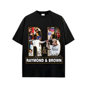 Raymond & Brown Tour 2026 Premium Washed Tee, RnB Hip Hop Graphic Shirt, Urban Streetwear Style, Music Fan Gift