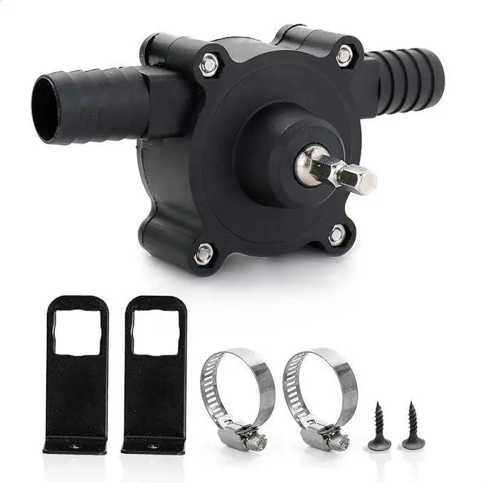 #SummerVibes Electric Drill Pump for Water and Liquid Transfer - Self-Priming Hand Pump, Quick Pumping Speed, Portable Durable Compact Lightweight Design, Easy to Install and Use, Versatile for Home and Outdoor Applications