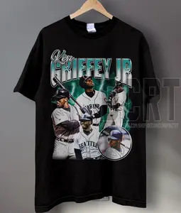 [Sale up to 50%] [Free Ship] KEN GRIFFEY Jr Baseball Vintage Unisex T-shirt, Baseball Shirt
