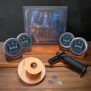 Fitzgerald Hickory Drink Smoker Starter Kit With Torch Utensils Classic Wood