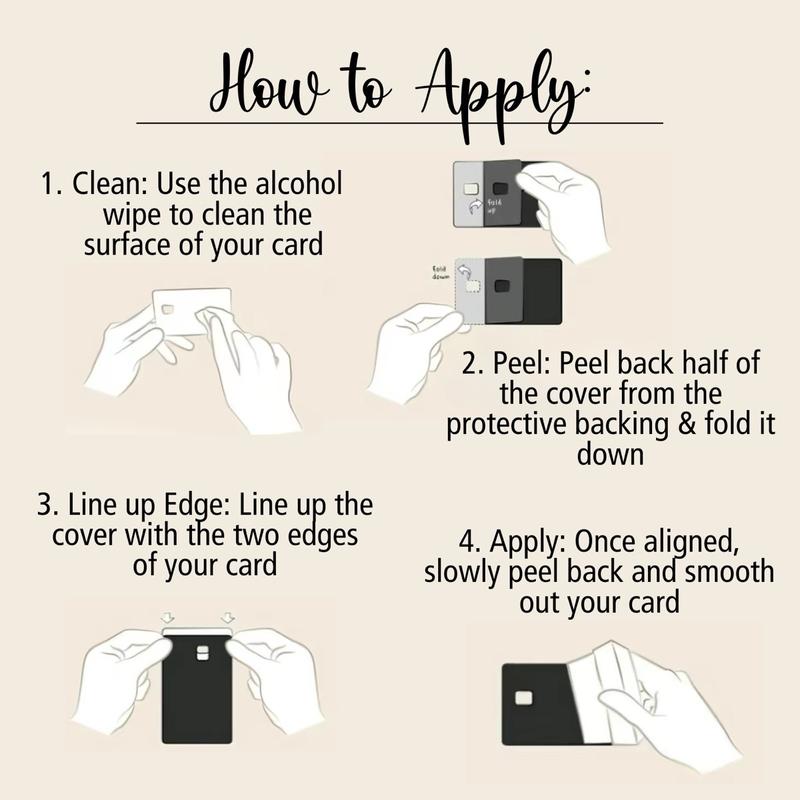 Custom Holographic Credit Card Decal Sticker Card Skin Vinyl Sticker Card Cover stylish Debit Skin Cover- For Small Chip and Big Chip