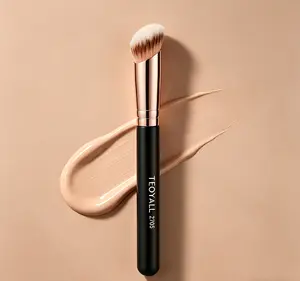 TEOYALL concealer thumb brush 270S - handcrafted premium - angled, dense & seamless