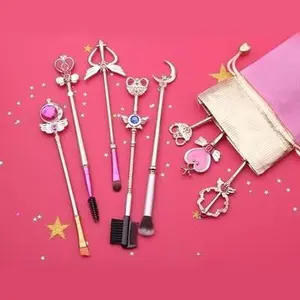 Sailor Moon Crystal Jewelry Makeup Cosmetic Brush Set