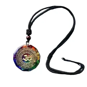 Handcrafted 7 Chakra Energy Necklace – Orgonite Jewelry for Mind, Body & Spirit