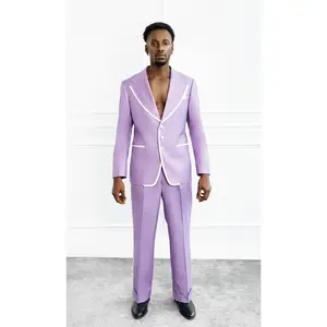 Seli Scarlet Purple Single Breasted Suit