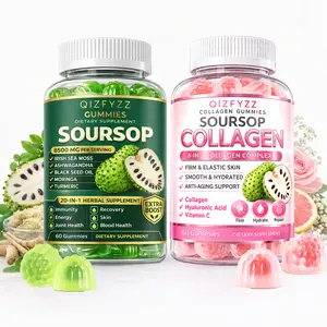 Soursop + Collagen Dual-Effect Formula | 8500mg Gummies + 8-in-1 Beauty Complex | High-Potency Support for Firm Skin, Hydration & Daily Energy