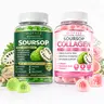 Summerwins Soursop Gummies - Gelatin-Free 8500 mg Chewable Dietary Supplement for Adults, 60-Piece Bottle, 8-in-1 Beauty Complex with Biotin, Vitamins, Tropical Fruit Infusion, Collagen, HA, 3rd Party Tested for Skin Care, Hydration, Firming