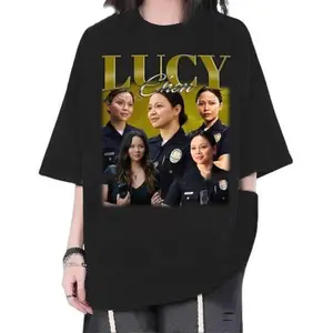 Retro Lucy Chen Shirt, The Rookie TV Merch and Apparel Tshirt Womenswear