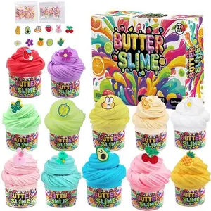 1 Set of Butter Cloud Clay Glue Kit DIY Suitable for Girls and Boys - Educational Party Gifts - Fluffy, Soft, Elastic, Non-Sticky, Creativity, Children's DIY Slime Glue Toy, Suitable for Ages 3 and Up