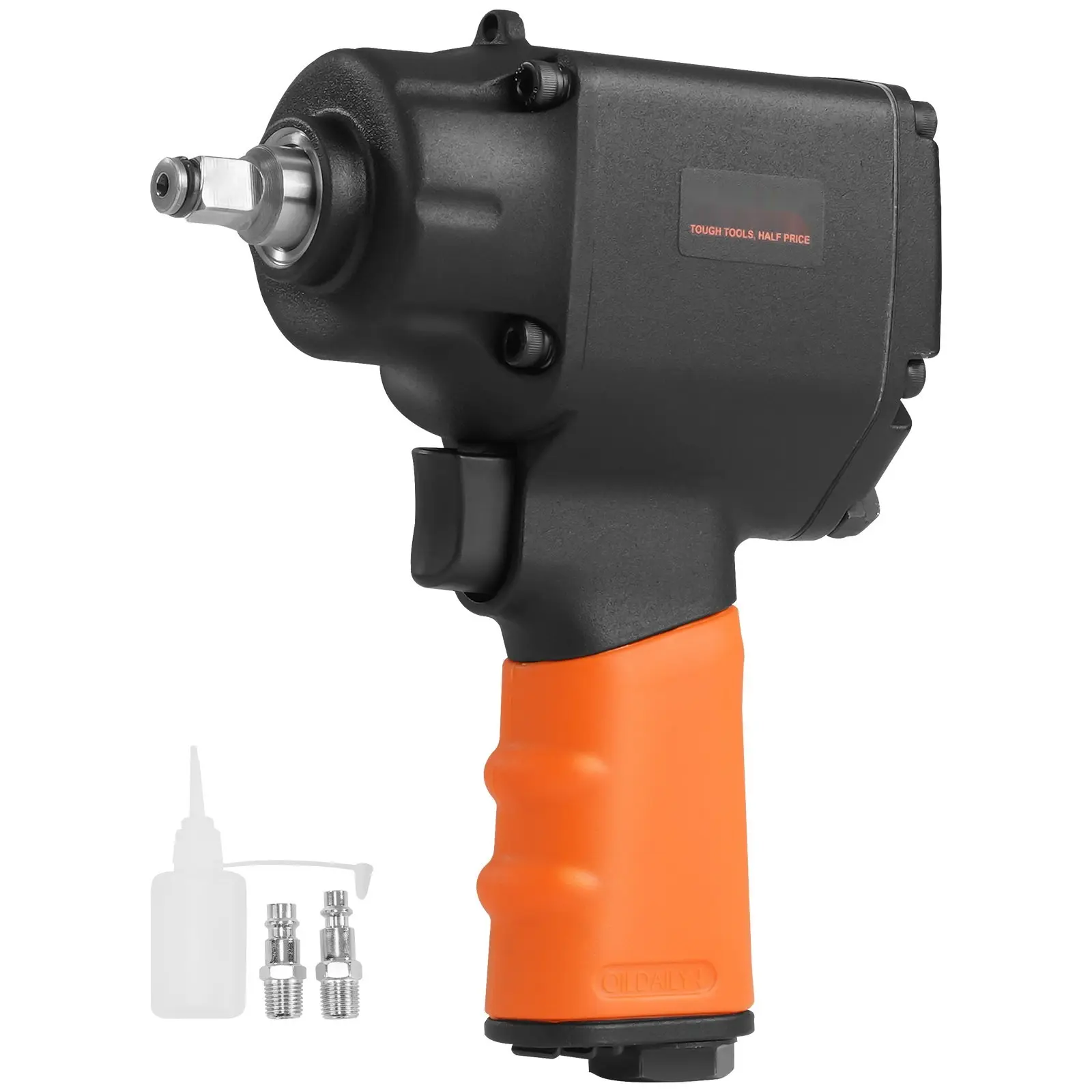 Air Impact Wrench, 3/8-Inch Drive Pneumatic Tool, Up To 690 Ft-Lbs High Torque, Lightweight Durable Design For Auto Repairs And Maintenance, Automotive Servicing, Air Tool For Garage And Shop Use