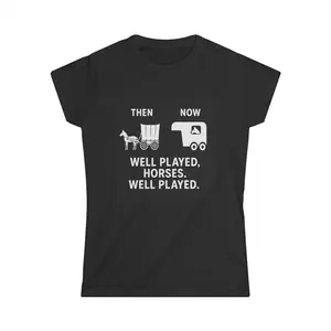 Well Played Horses Tee, Funny Horse Lover Shirt, Equestrian Apparel, Gift for Riders, Casual Tee for Horse Enthusiasts