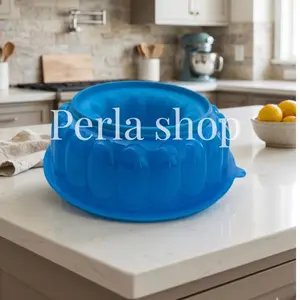 Blue Jello Ring Mold  BPA Free 6 Cups Perfect for Gelatina & Desserts