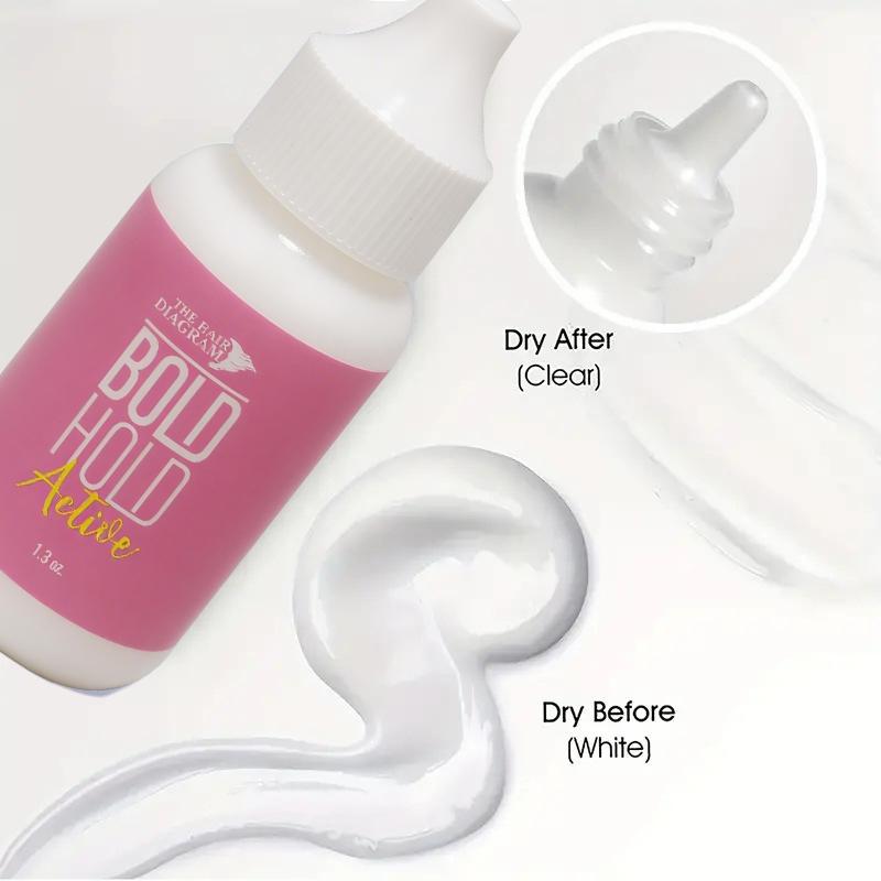 38ML Lace Wig Glue Waterproof Adhesive Water Based Formula Gentle Non-Irritating Quick Drying Strong Hold for Men and Women