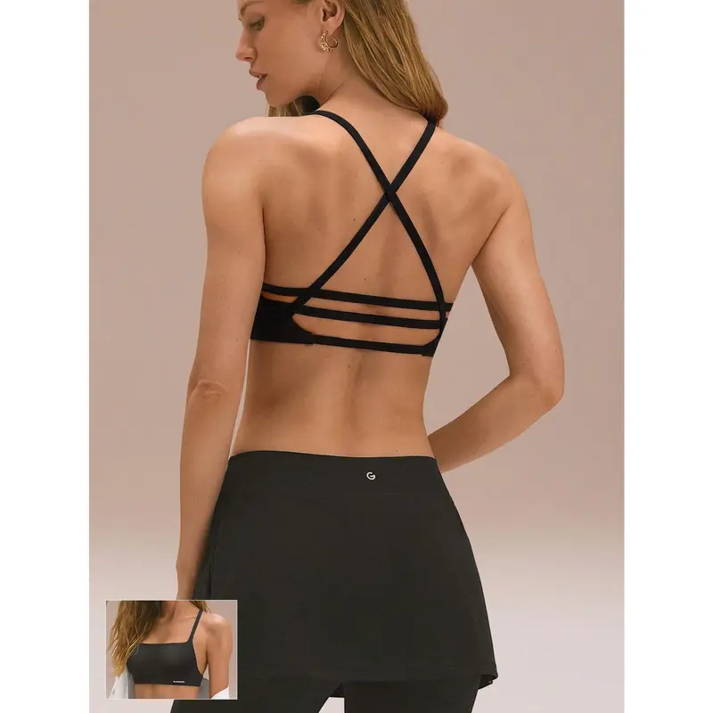 新品　salsation Criss-cross Bra light brown Criss Cross Sports Bra | lululemon