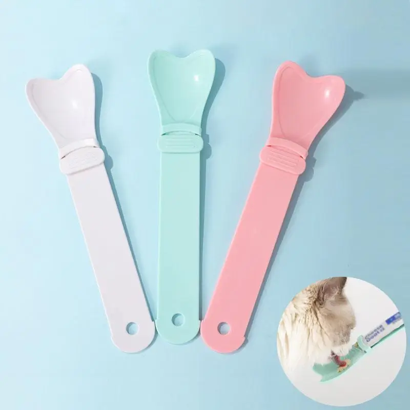 Cat Strip Feeders, Pet Feeding Spoon, Multi-functional Cat Spoon, Cat Snack Strip Spoon for Dogs and Cats, Pet Supplies