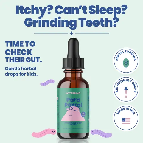 JoySpring Para Patrol Plant-Based Liquid Cleanse – Digestive Regularity Support for a Healthy Gut, Wellness Balance Supplement