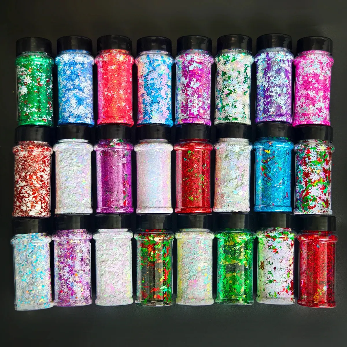 Set12-24 mix colors/Christmas Glitter
