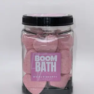Boom Bath Heart Bath Bombs – Handmade Spa Set for Relaxation Amazing Fragrance